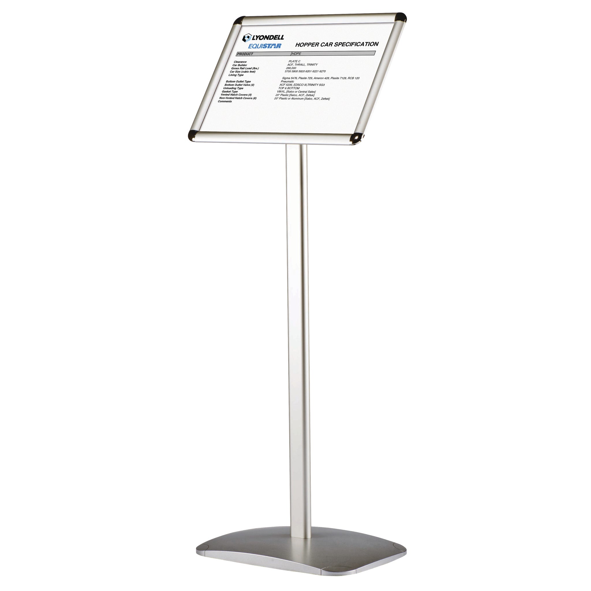 Poster Stand A4 297X210Mm Aluminium