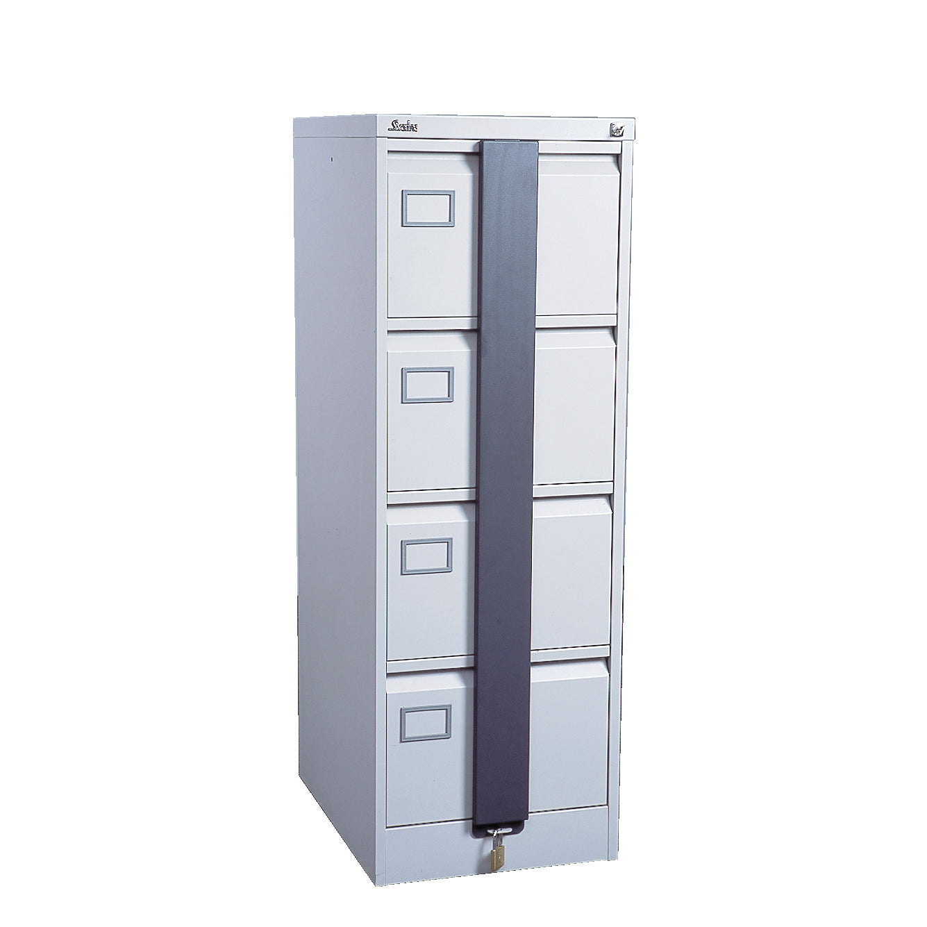 Cabinet Filing 4 Drawer Grey