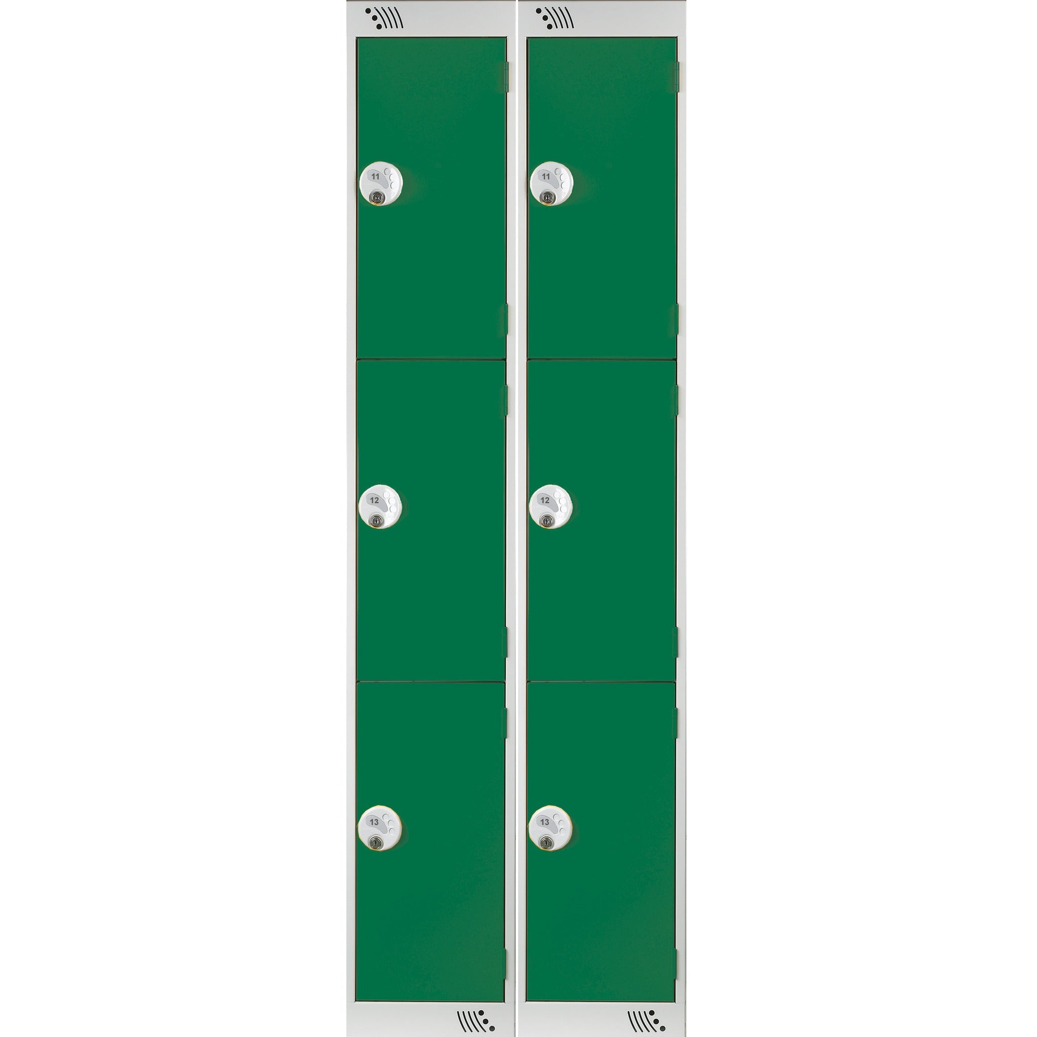 Locker Nest 2 Cam Lock-Keys Green