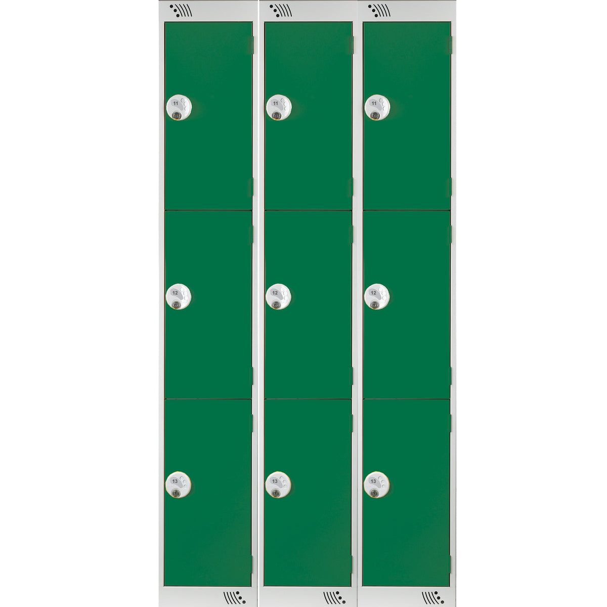 Locker Nest 3 Cam Lock-Keys Green
