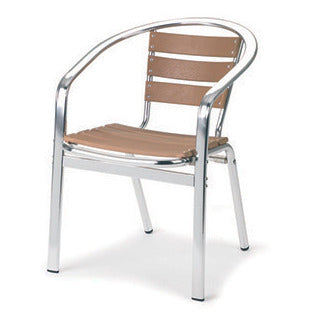 Armchair Flat Aluminium Tube Frame