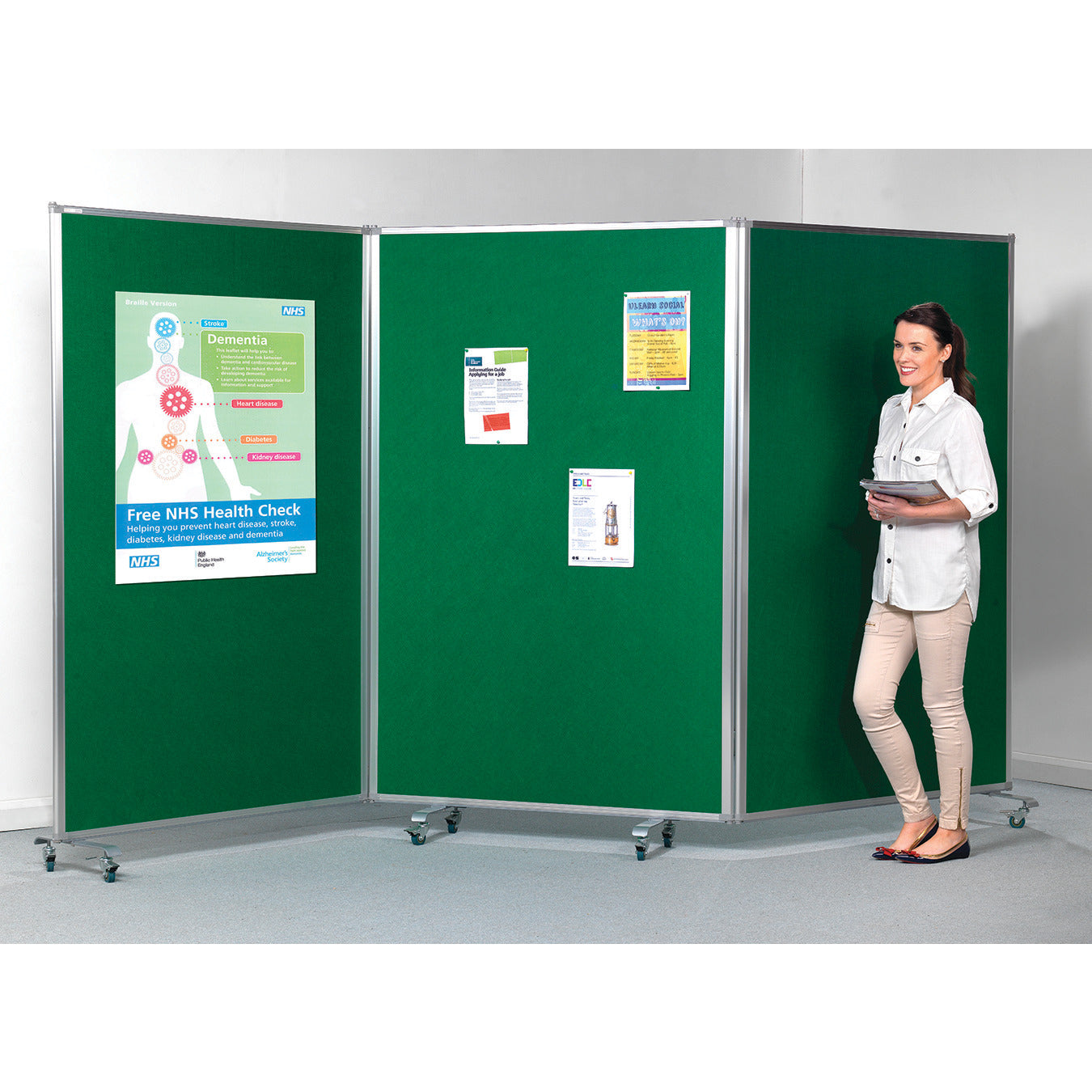 M/Display Tri-Screen- Green