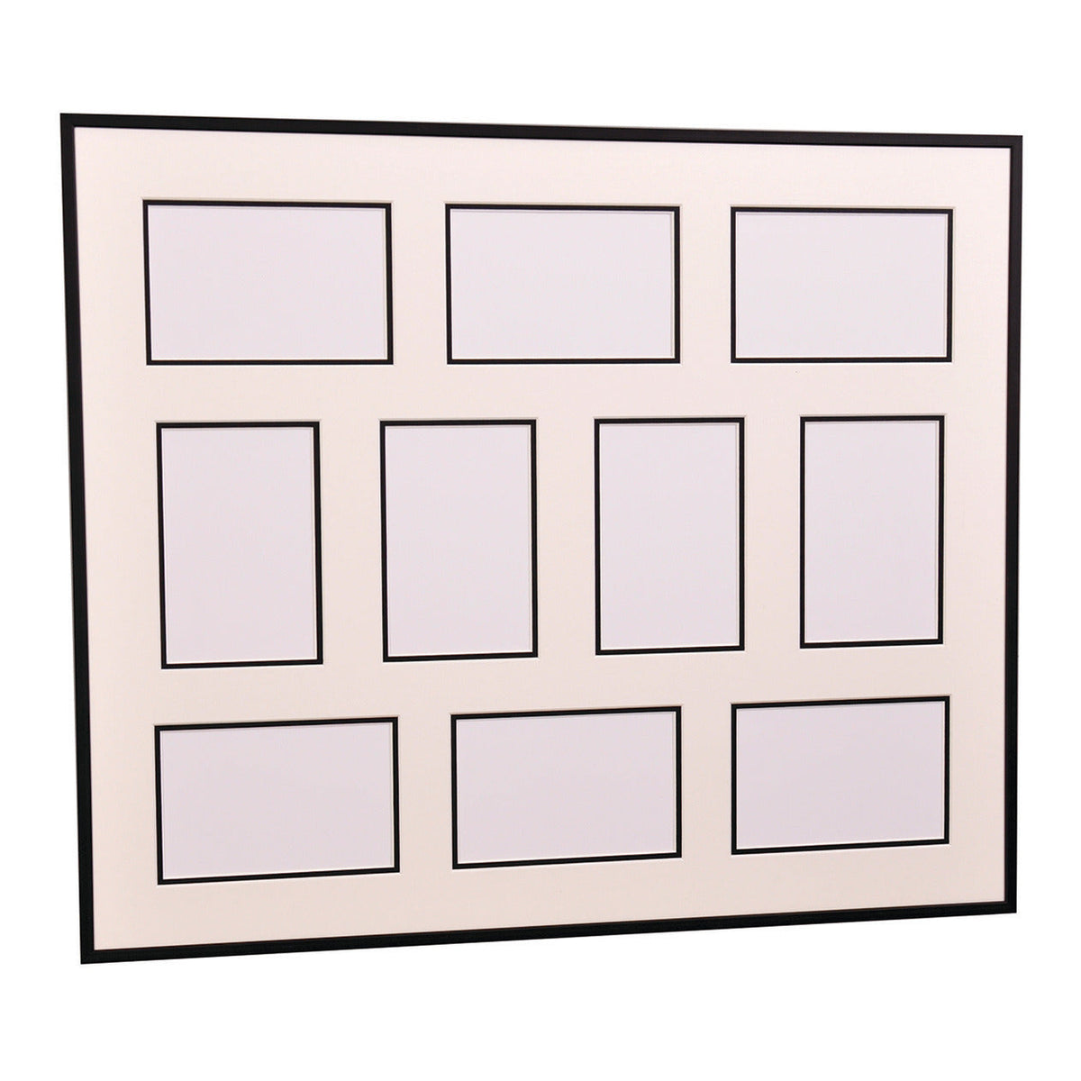 Satin Aluminium Frame Black