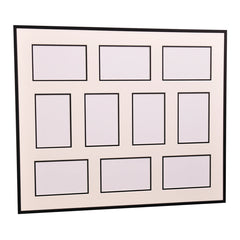 Satin Aluminium Frame Black