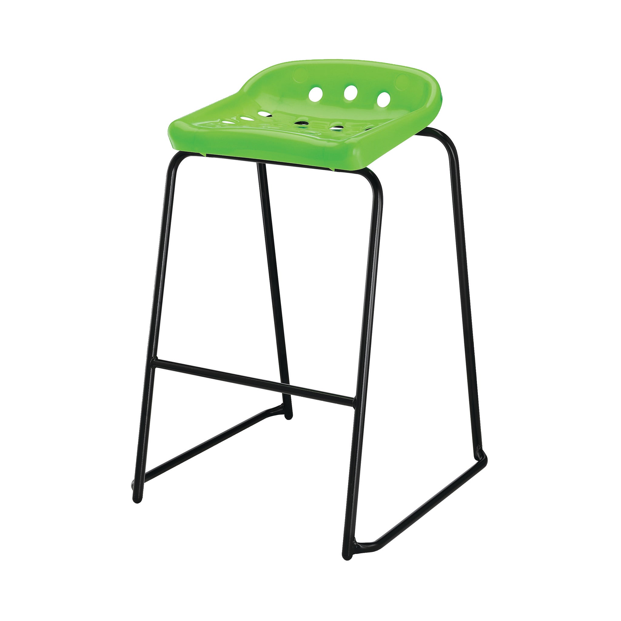 Pepperpot Stool 430Mm Height Red