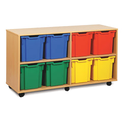 Tray Unit 4 Col. Beech Mobile