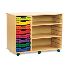 Unit 8 Shallow Tray, 2 Shelves