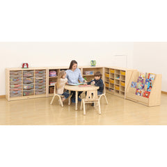 Milan 8 Compartment Cabinet Beech Each
 Please Add To Pdp Blue A833115