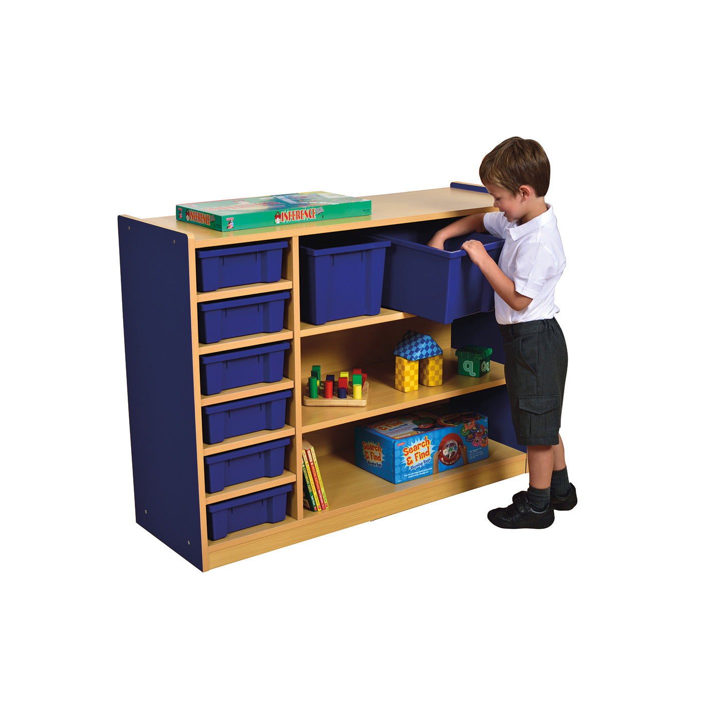 Milan Multi Storage Unit Blue