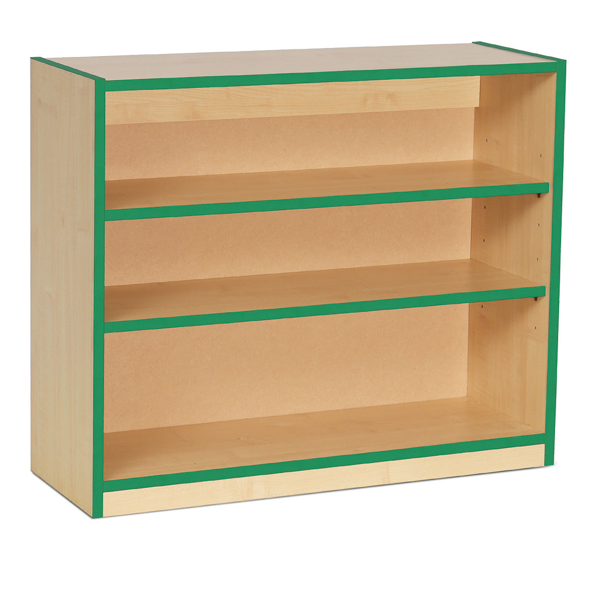 Bookcase 750Mm Height Red Edging