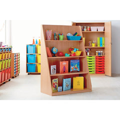 Library 3 Fixed Shelves Beech