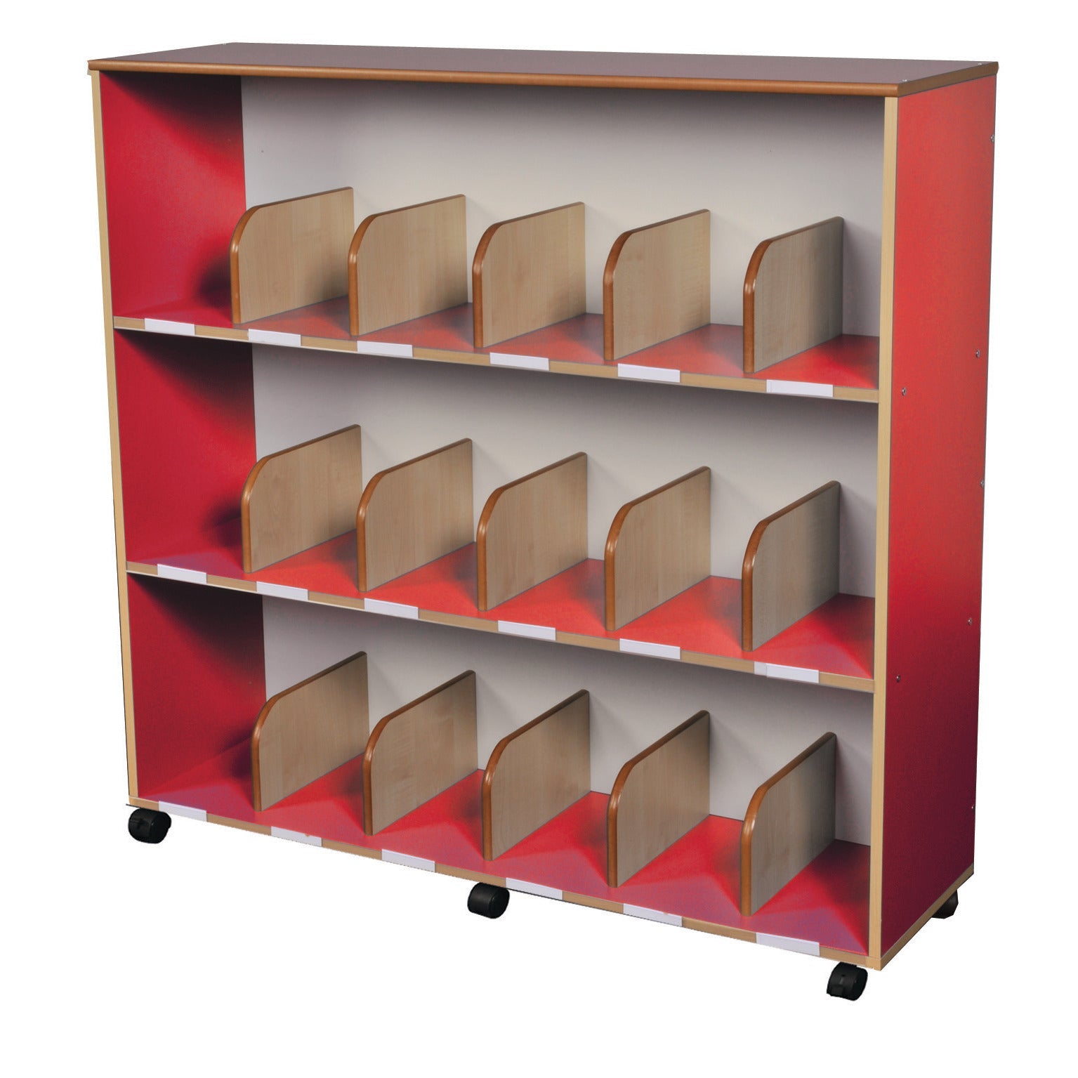 Bookcase Drywipe Back Red