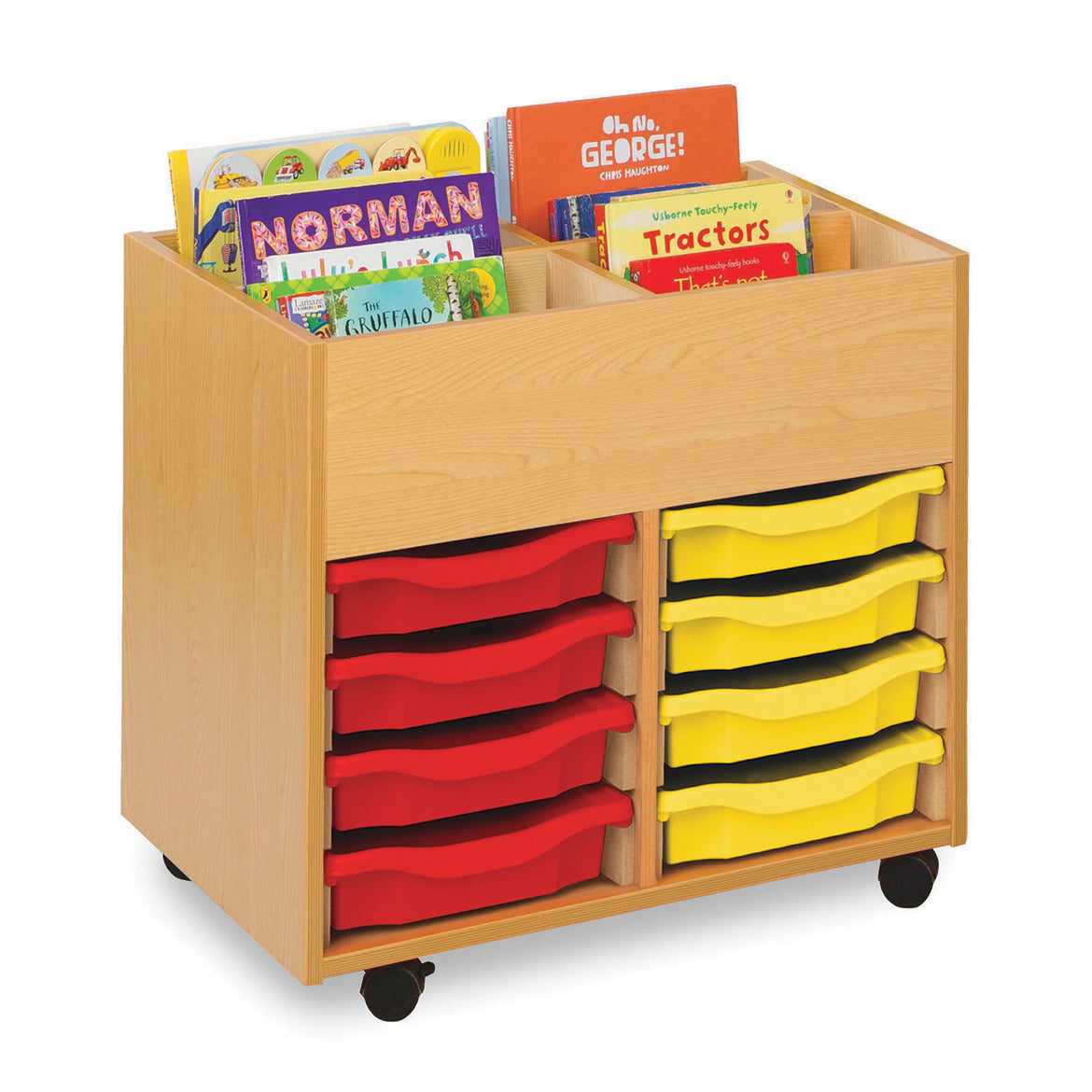 4 Bay Kinderbox Beech