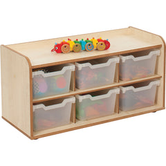 3 X 2 Tray Unit Clear Trays