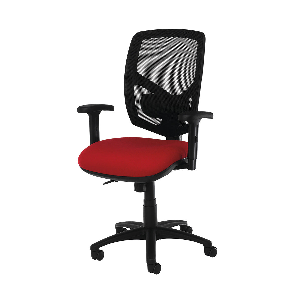 Square Posture Chair Red