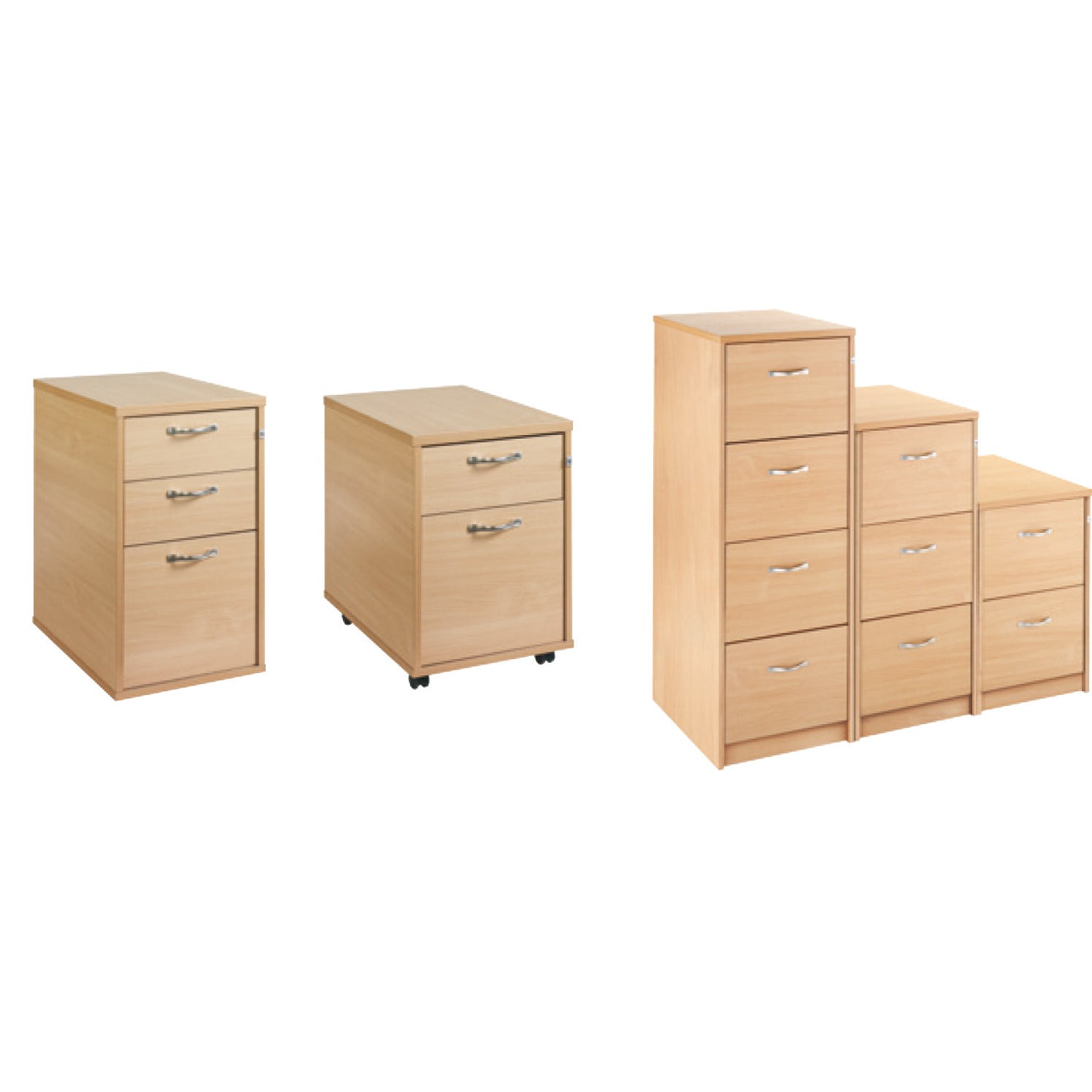 Undr Dsk Drwrs 600Mm Depth Grey Oak