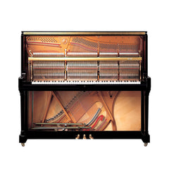 Yamaha YUS1 upright piano – Polished White