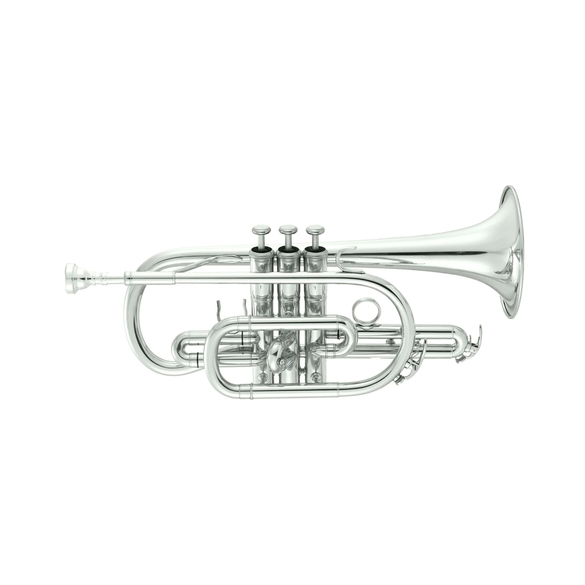 John Packer JP071 student Bb cornet outfit - Silver plated
