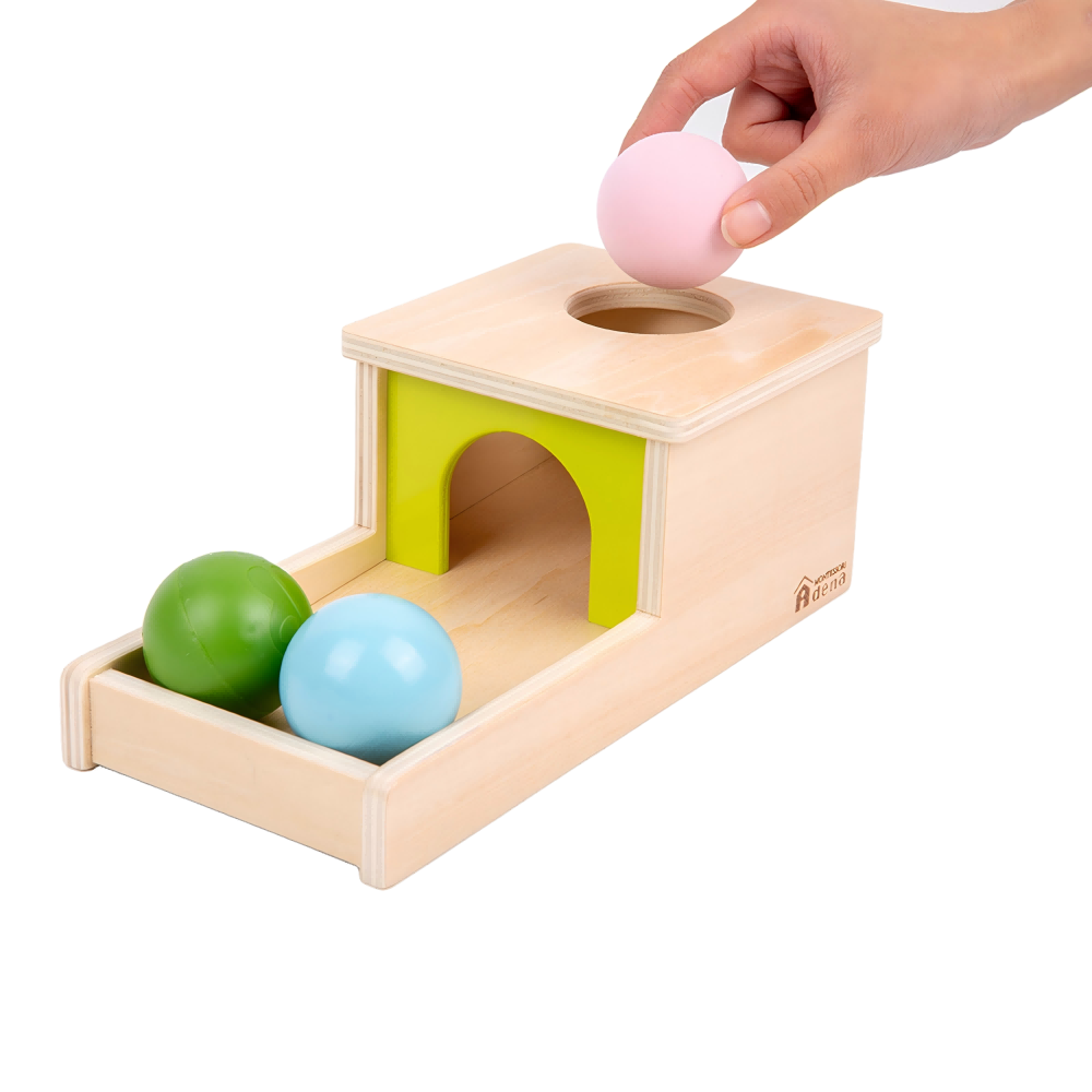 Object Permanence Box with Tray