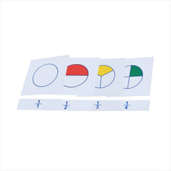 Nomenclature Cards for Large Fraction Skittles