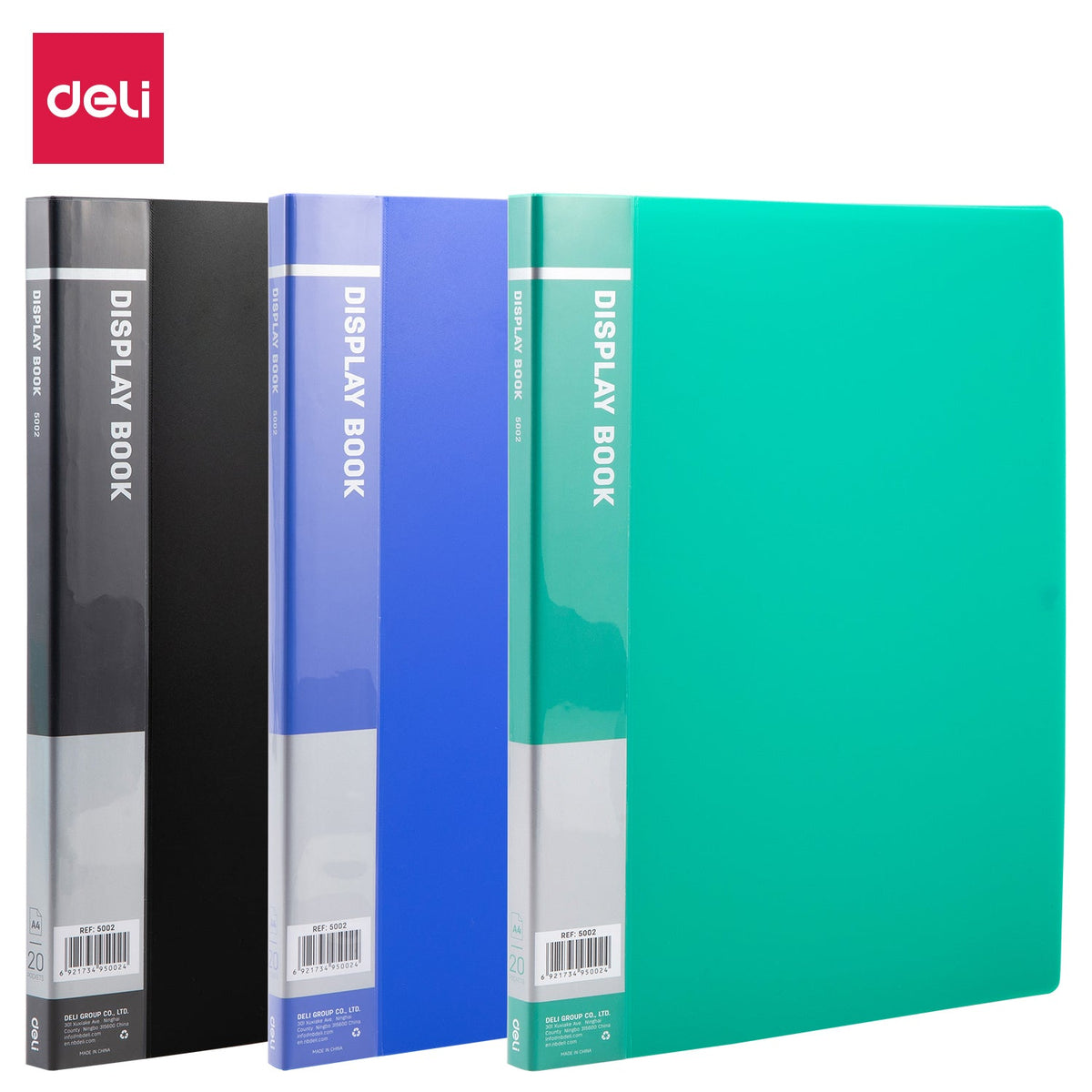 E5002 A4 Deli Economical Display Book 20 Pockets