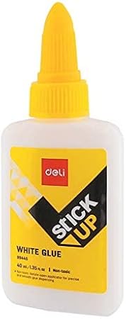 E39445 White Glue 40ml Deli, Pack of 12 pcs
