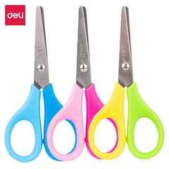 ED60100 Deli School Scissors(Asst.)(Pcs)114mm, Pack of 24 pcs