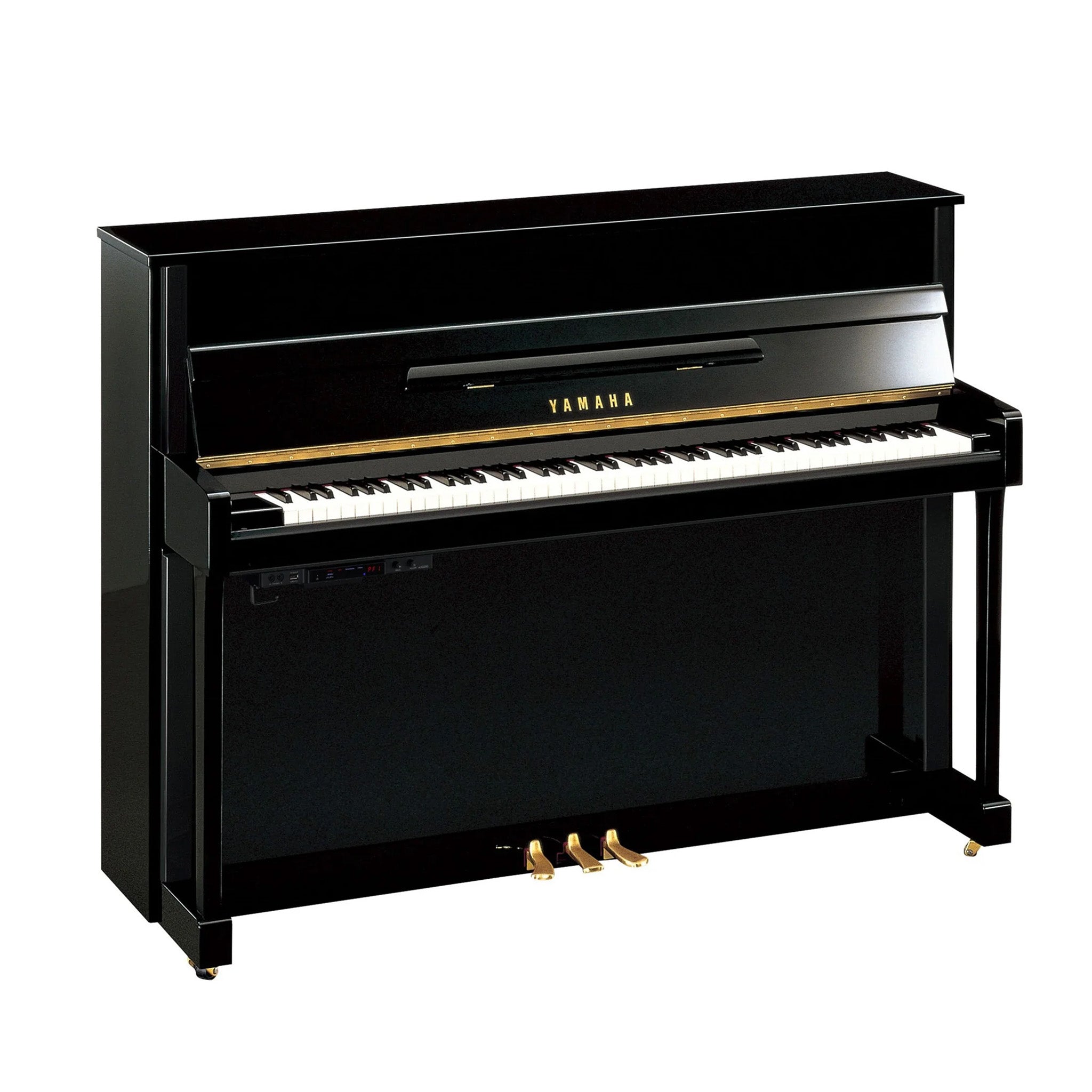 Yamaha b2 TC3 TransAcoustic upright piano - polished ebony