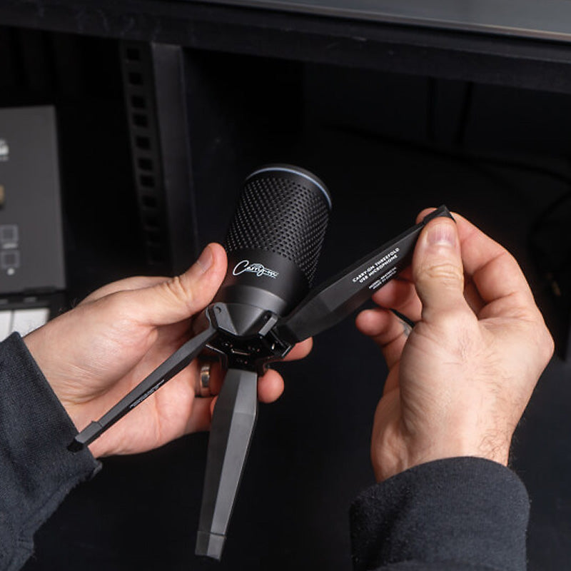 Carry-On foldable USB condenser microphone