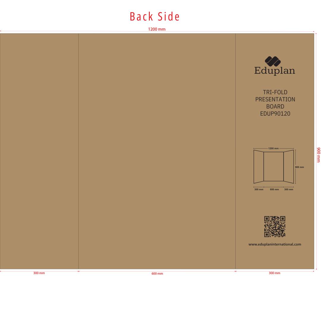Eduplan Presentation Boards 90x120 CM White