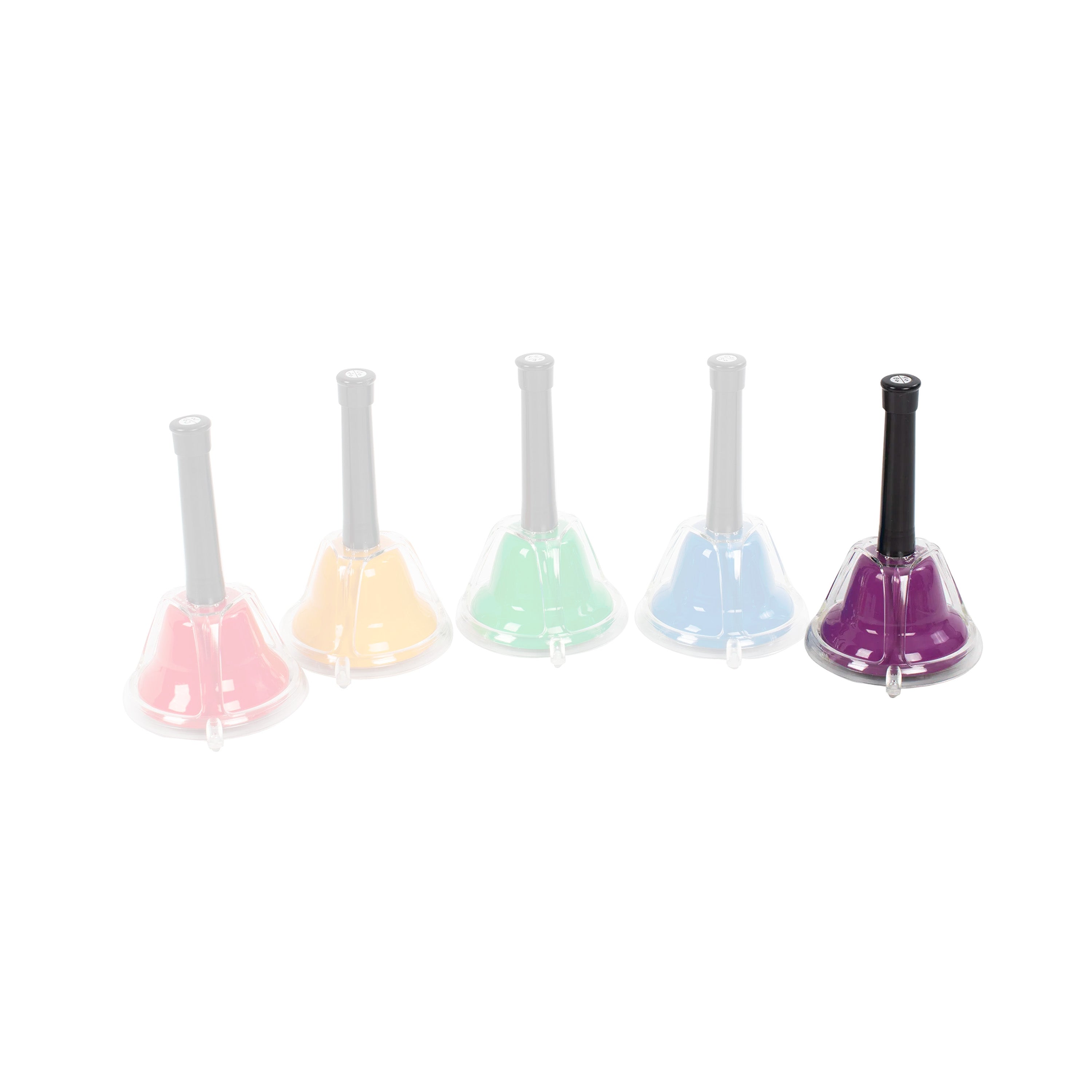 Percussion Plus PP276 combi hand bell individual accidental note - Bb74 light purple