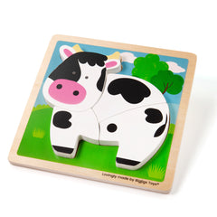 Chunky Lift Out Cow Puzzle (10 Months +)