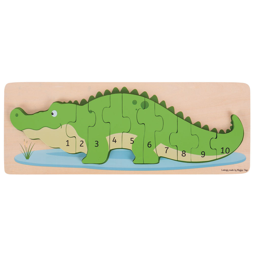 Crocodile Number Puzzle (2 Years +)