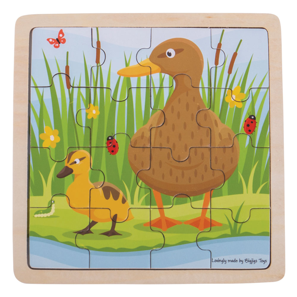 Duck and Duckling Puzzle (2 Years +)