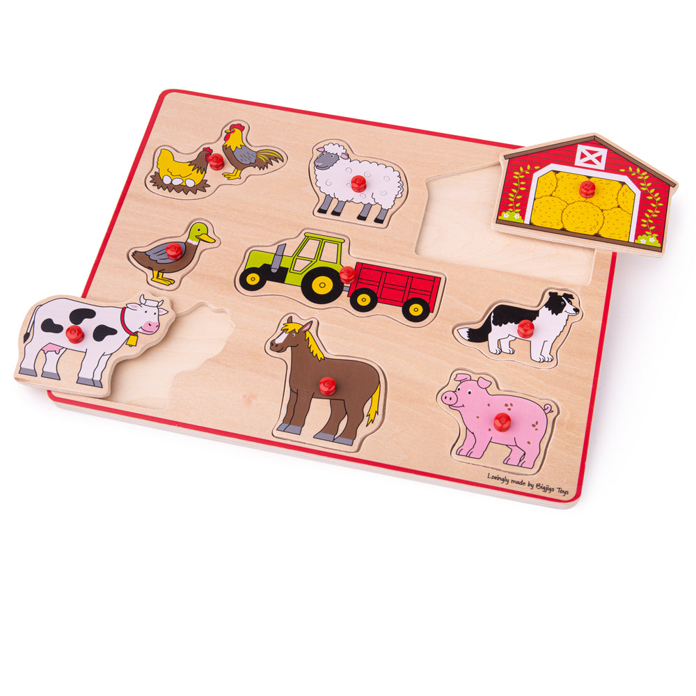 Lift Out Puzzle (Farm) (3 Years +)