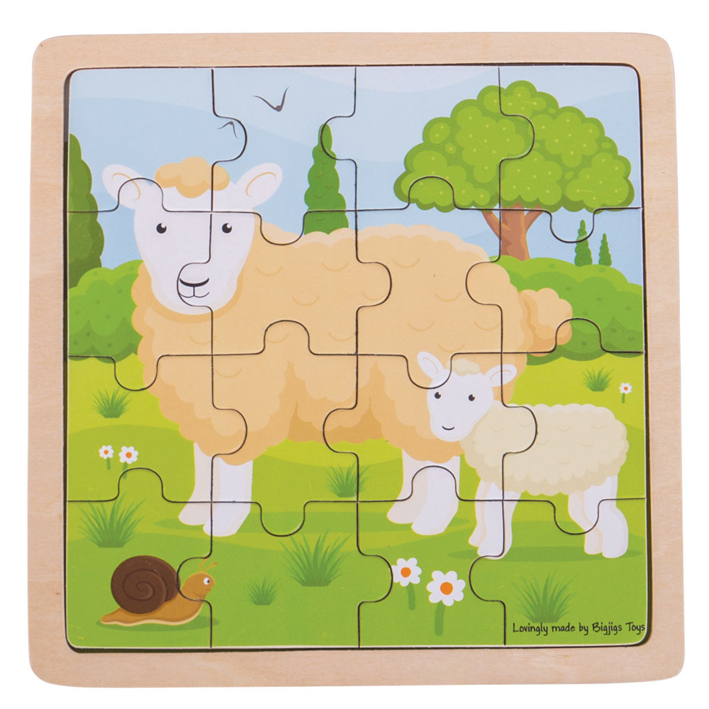 Sheep and Lamb Puzzle (2 Years +)