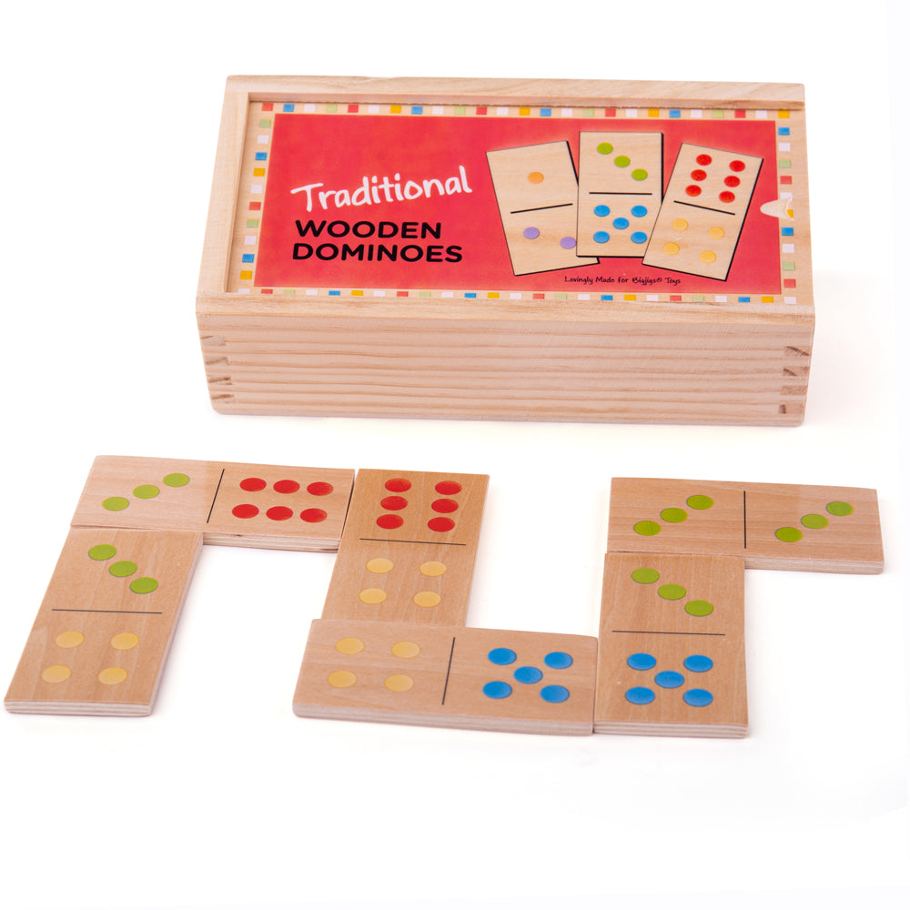 Traditional Wooden Dominoes (12 Months +)