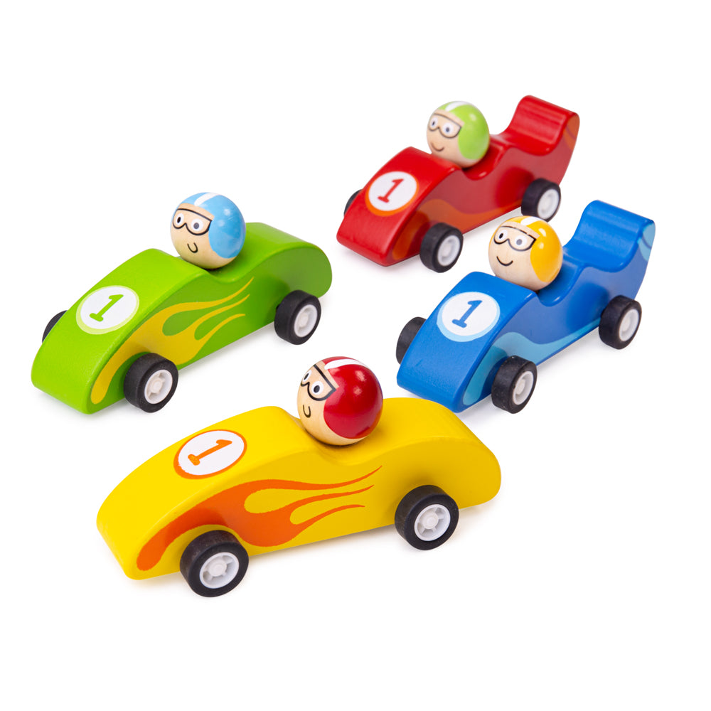 Pull Back - Hot Rods (8) (18 Months +)
