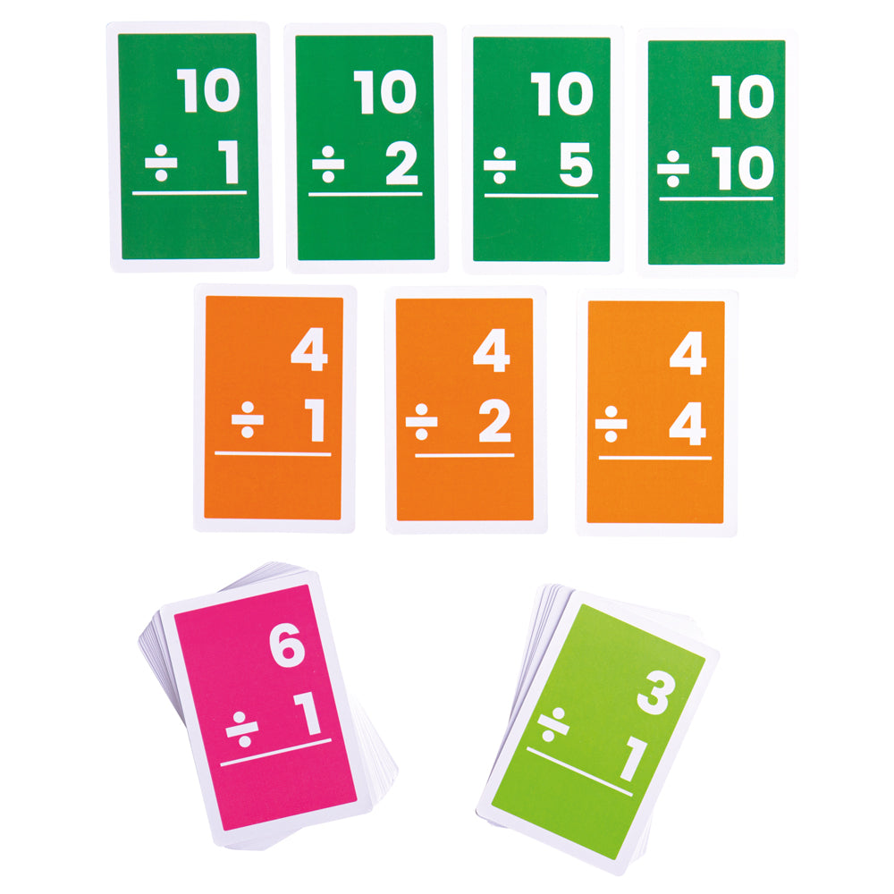 Flashcards - Divisions 1-10 (10) (3 Years +)