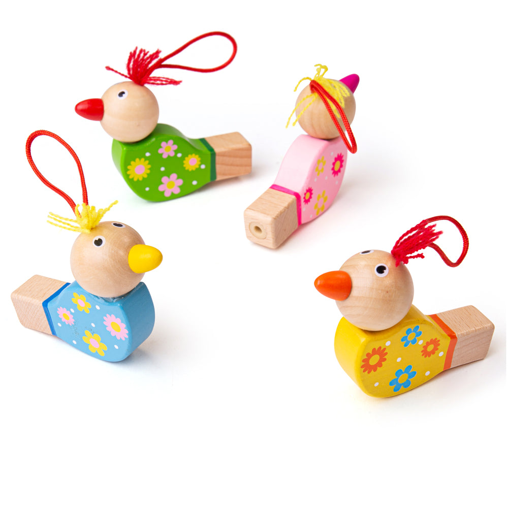 Wooden Bird Whistles (24) (2 Years +)