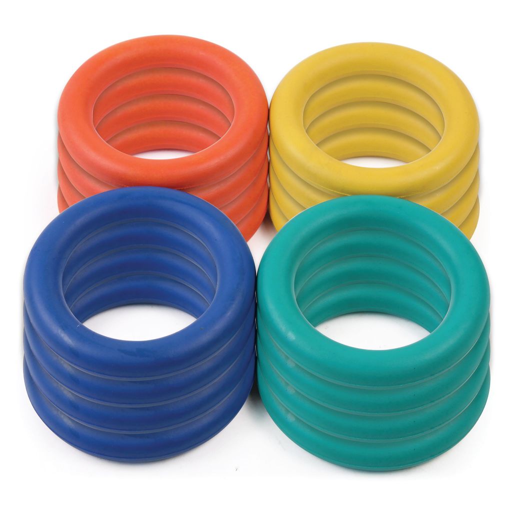 RUBBER QUOIT BAG OF 16