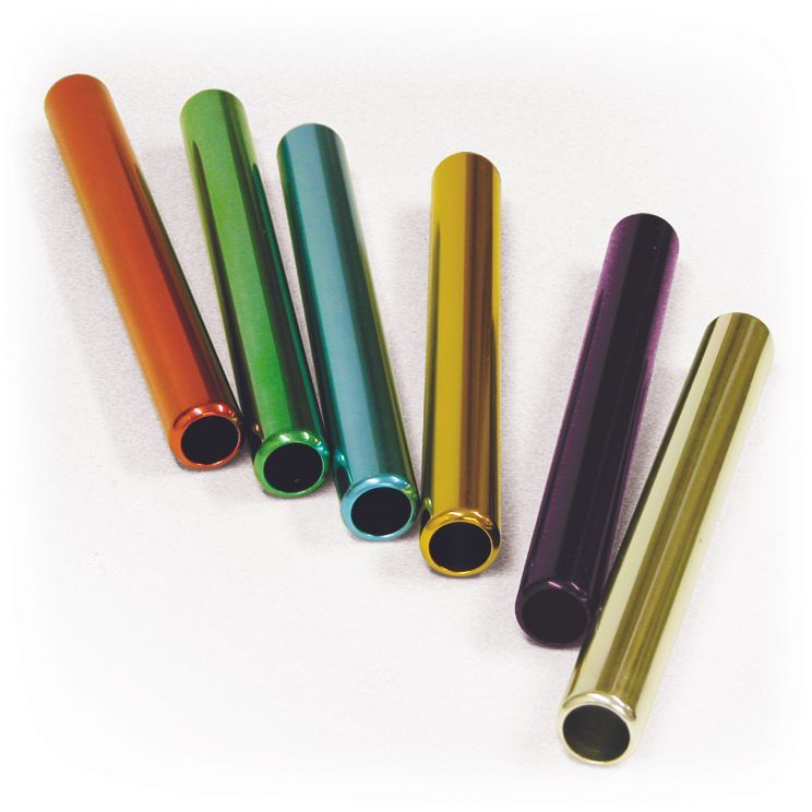 ALUMINIUM RELAY BATONS JUNIOR, 32MM DIA., SET OF 6