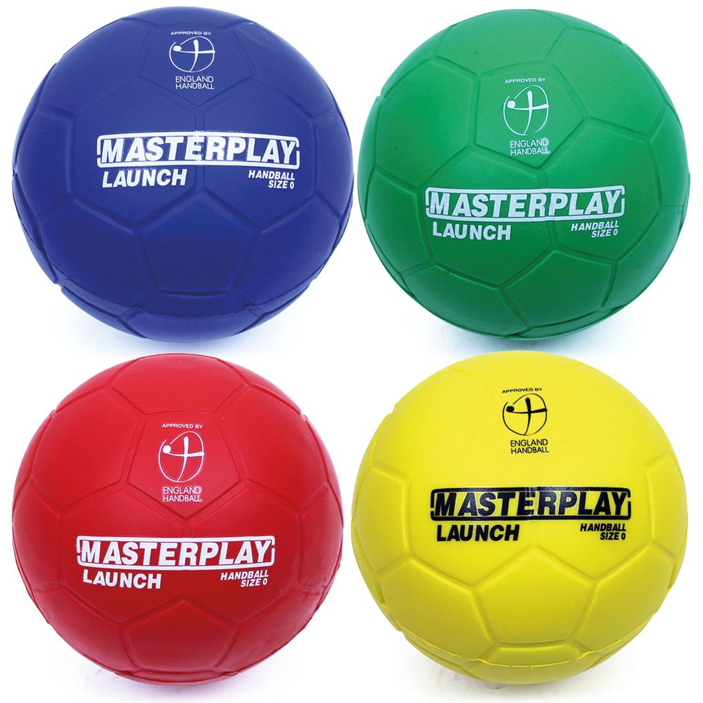 ENGLAND HANDBALL -'LAUNCH-' BALL SIZE 0, SET OF 4
