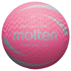 MOLTEN SOFT TOUCH VOLLEYBALL PINK, SIZE 5