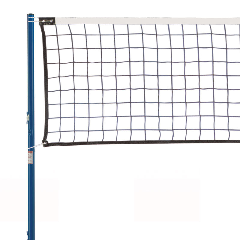 VOLLEYBALL NET 3MM BLACK BRAIDED, 4MM PLASTIC COATED STEEL WIRE