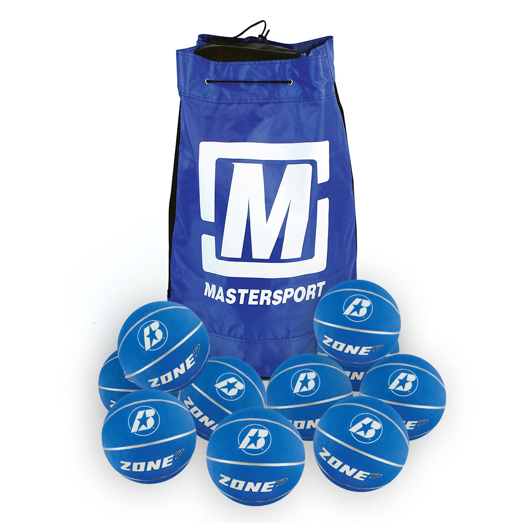 BADEN ZONE BASKETBALL SIZE 7, BAG OF 10