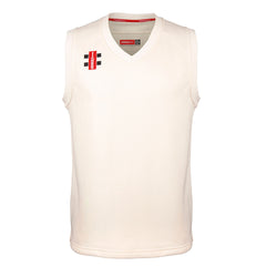 GRAY-NICHOLLS PRO PERFORMANCE CRICKET SLIPOVER X SMALL, 29-30-" CHEST, IVORY TRIM