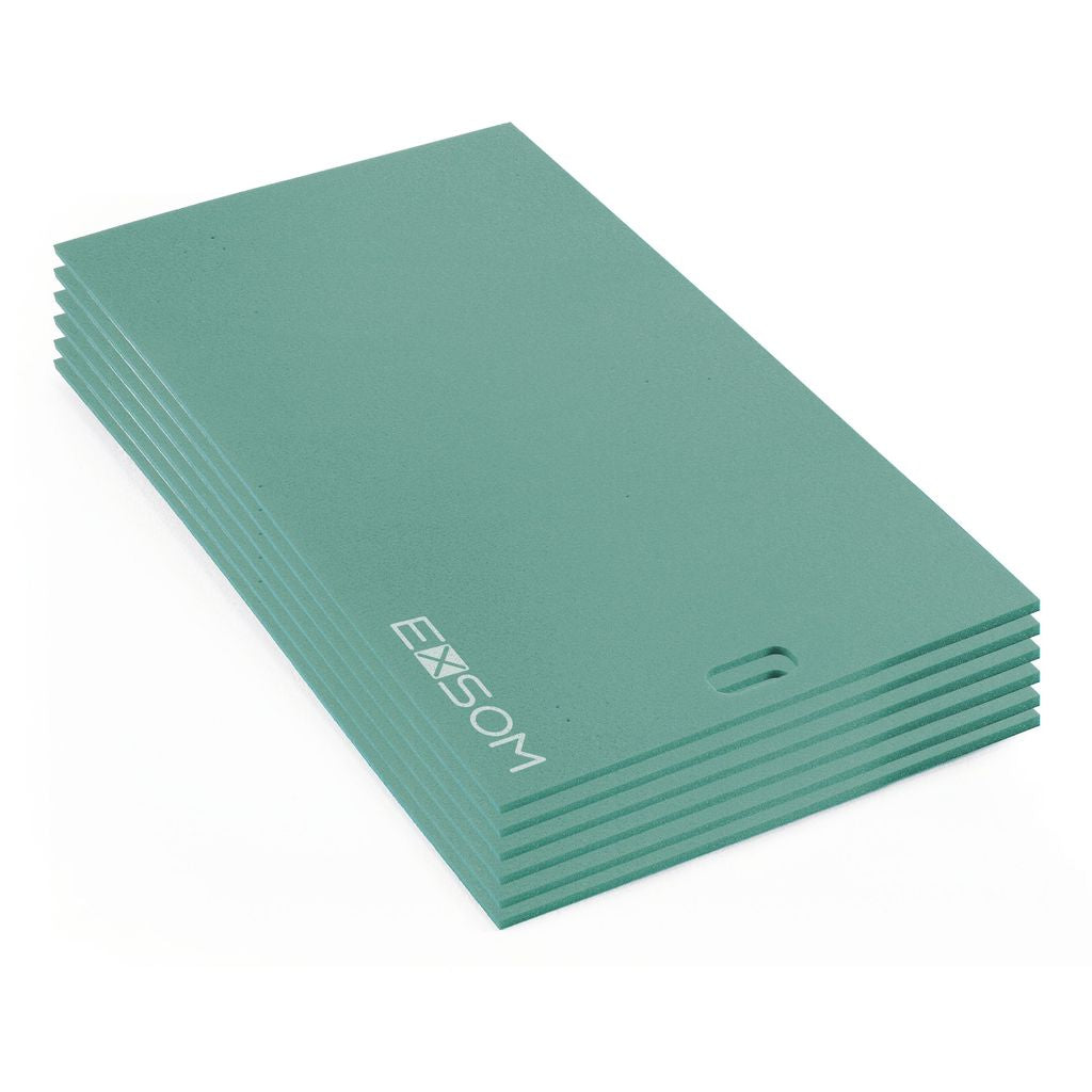 EXSOM CLASSIC AEROBICS MAT GREEN, SET OF 6