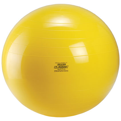 GYMNIC BALL 750MM, YELLOW