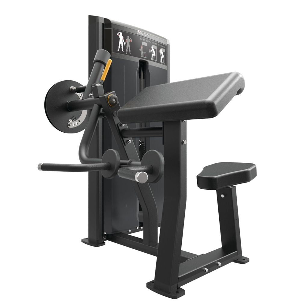 IMPULSE IF93 DUAL BICEP-TRICEP COMB WITH 235LB WEIGHT STACK BLACK